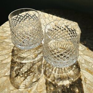Waterford Crystal Alana Old Fashioned Roly Poly set of Two 2